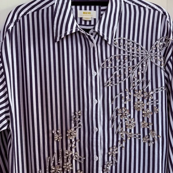 Maeve by Anthropologie Bennet Buttonfront Shirt - Picture 5 of 5